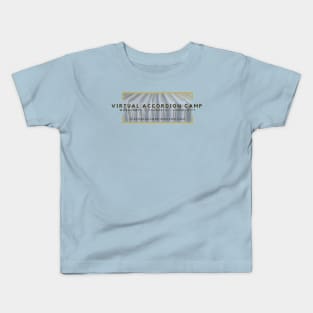 Virtual Accordion Camp (logo with tag) Kids T-Shirt